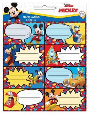 Blister 16 Etiquetas Mickey Fun Times Disney