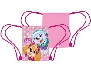 Saco Ginásio-Desporto Patrulha Pata Skye e Everest Daisy 40Cm
