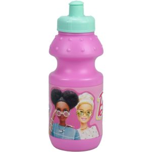 Garrafa Água Plástica 350Ml Barbie Happy Thoughts