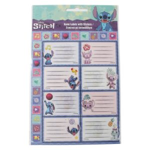 Blister 16 Etiquetas Stitch e Angel Disney Aliens