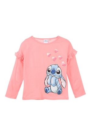 T-Shirt de Menina Manga Comprida Coral Stitch Cutie