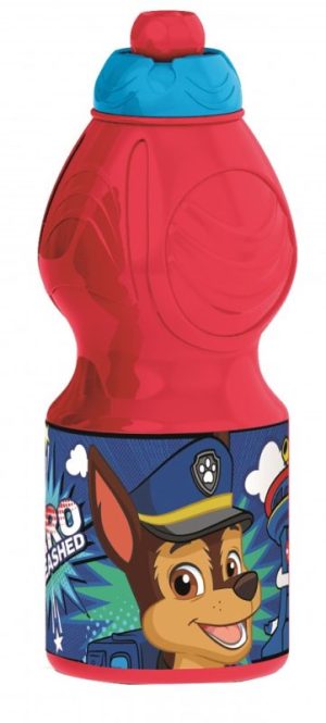 Garrafa Água Plástica 400Ml Patrulha Pata Comic