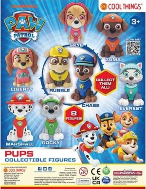 Capsula com Figura Patrulha Pata 65mm Colecionável