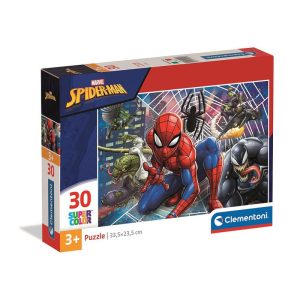 Puzzle 30 Peças Spiderman e Opositores