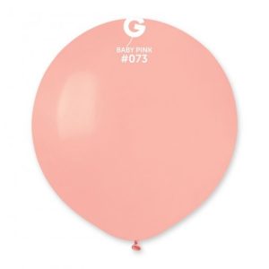 Saco 25 Balões Latéx 19'' (48cm) GEMAR - Baby Pink #073