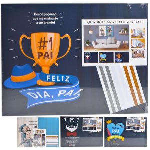 Quadro MDF para Fotos Pai 40x30Cm