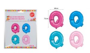 Blister 1 Balão Foil Letra Q~71Cm