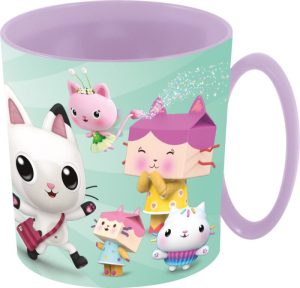 Caneca Gabby´s Dollhouse Wonderland 350ml (própria para ir ao Micro)