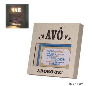 Moldura LED Avô 15x15Cm (12,5x7,5cm)