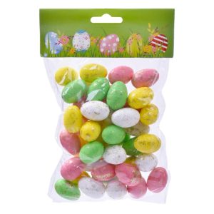 Saco 45 Ovinhos Páscoa com Glitter 1.8x2.5Cm