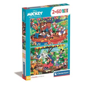 Puzzle 2x60 Peças Mickey Orchestra Disney
