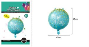 Balão Foil Redondo It´s a 45Cm