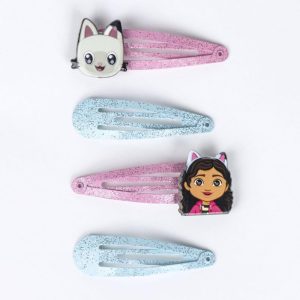 Conj. Ganchos Cabelo Gabby´s Dollhouse - 4 Ganchos, Adventures