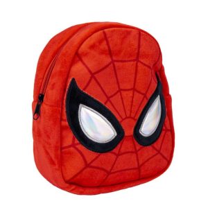 Mochila Pré-Escolar de Pelúcia Spiderman 22x18x8Cm