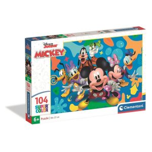 Puzzle 104 Peças Mickey Colorsplash Disney