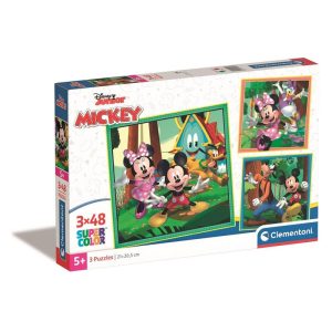 Puzzle 3x48 Peças Mickey Clubhouse Disney