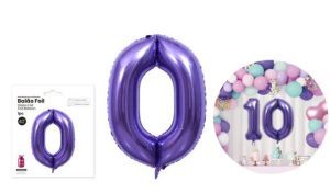 Balão Foil Roxo Metalizado 105Cm (~40pol)