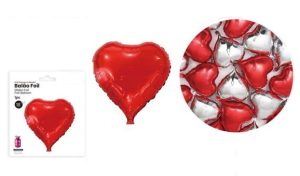 Balão Foil Coração Vermelho