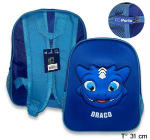 Mochila Pré-Escolar 3D Porto FCP Draco 31Cm