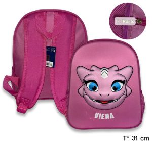 Mochila Rosa Pré-Escolar 3D Porto FCP Viena 31Cm