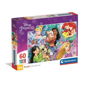 Puzzle 60 Peças Princesas Disney Little Friends
