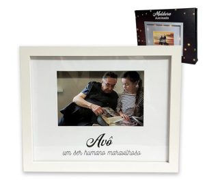 Moldura LED Avô Maravilhoso 25x20Cm (14x9Cm)