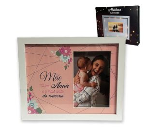 Moldura LED Mãe o Teu Amor 25x20Cm (14x9Cm)