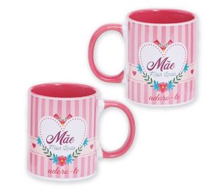 Caneca Cerâmica Mãe Mais Linda
