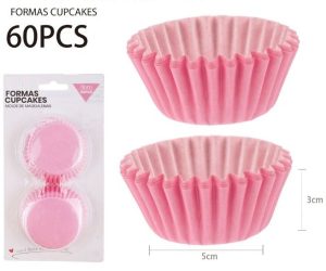 Blister 60 Formas para Cupcakes 11Cm (5Cm Fundo)