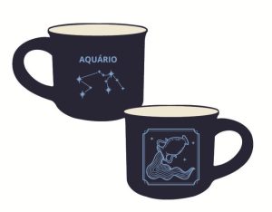 Chávena Café Veludo Signos - Aquário