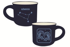 Chávena Café Veludo Signos - Gémeos
