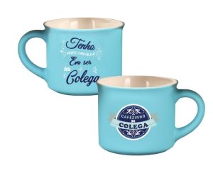Chávena Café Veludo Amizade e Amor - Colega