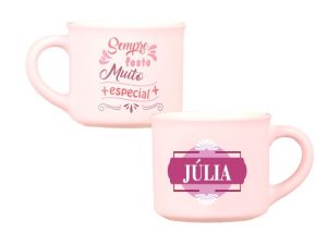 Chávena Café Veludo Nomes Femininos - Júlia