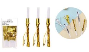 Conj. 6 Línguas da Sogra  6.5Cm