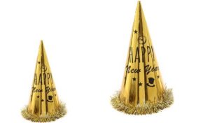 Chapéu de Festa Happy New Year 16x34cm