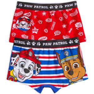 Blister 2 Boxers Patrulha Pata Marshall Vermelho-Azul