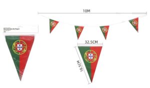 Grinalda 10Mt (20 Bandeiras) Portugal 18.5x32.5Cm
