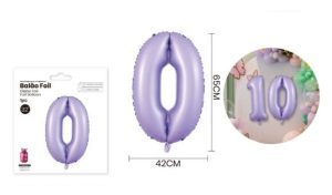 Balão Foil Lilás Pastel 32pol (~65cm)