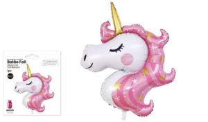 Balão Foil Unicórnio Rosa 108Cm