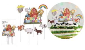 Blister 7 Toppers Bolo A Quinta Happy Birthday 13Cm