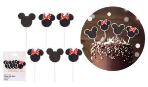 Blister 6 Toppers Bolo Minnie 10Cm