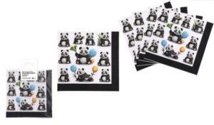 Guardanapos 16un 33x33Cm Panda