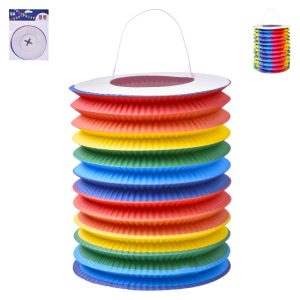 Lanterna Decorativa Multicolor S. João 15x25Cm