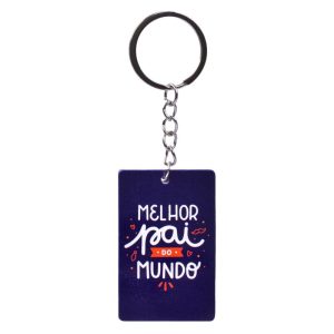 Porta Chaves Melhor Pai 5.5x3.5Cm