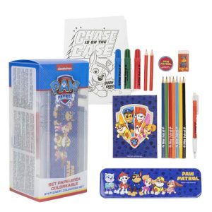 Conj. Colorir Torre 25 Peças Patrulha Pata Mission 24x8Cm