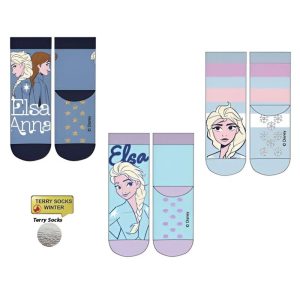 Blister 1 Par Meias Antiderrapantes Frozen
