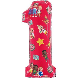 Balão Foil Cocomelon 66Cm