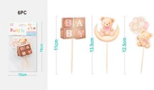 Blister 6 Toppers Baby 11-13.5Cm