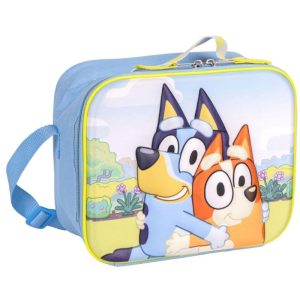 Lancheira Térmica 3D Bluey e Bingo Hug 23.5X19.5X10Cm