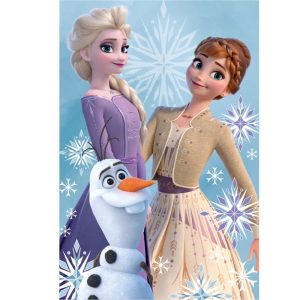 Manta Polar Disney Frozen Olaf and Sisters 100x150cm 100% Poliester